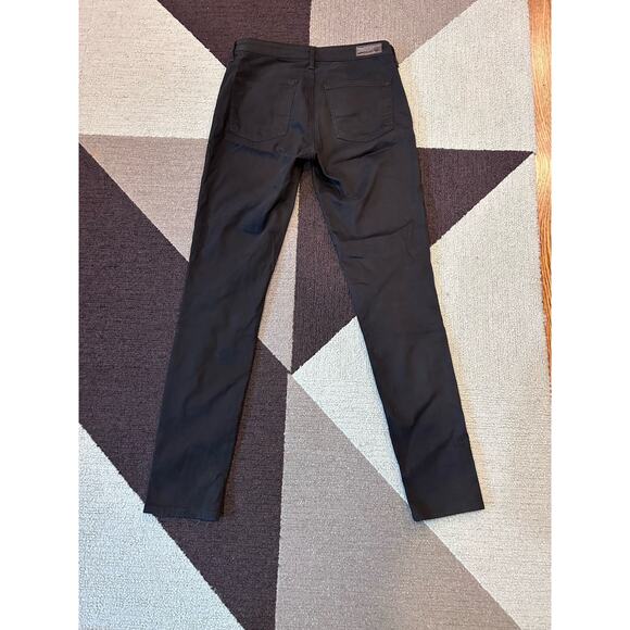 Adriano Goldschmied Womens Jeans Black The Prima Mid Rise Cigarette 27R - Picture 4 of 8